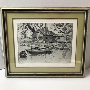 Point Pleasant By Lionel Barrymore Framed Print